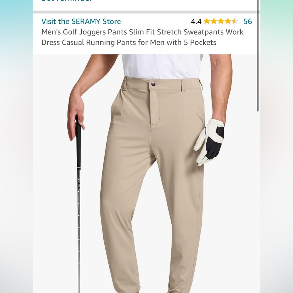 Men’s golf joggers, nwt from Amazon